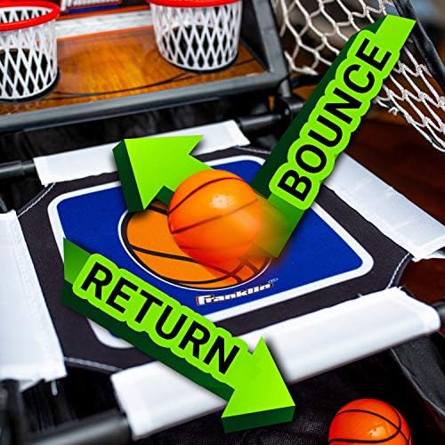 Franklin Sports Anywhere Basketball Arcade Game - Table Top Basketball Arcade Shootout- Indoor Electronic Basketball Game - Image 6