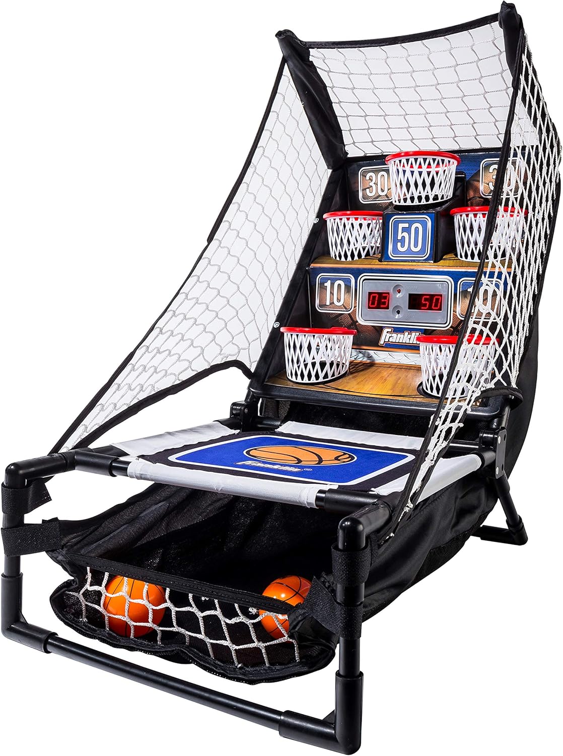 Franklin Sports Anywhere Basketball Arcade Game - Table Top Basketball Arcade Shootout- Indoor Electronic Basketball Game - Image 9